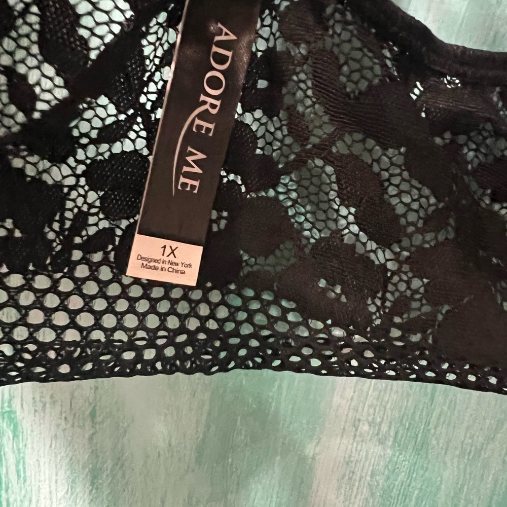 Adore Me Black Lace Intimate